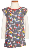 Thumbnail for your product : Tea Collection 'Spätzchen' Bird Print Dress (Toddler Girls, Little Girls & Big Girls)