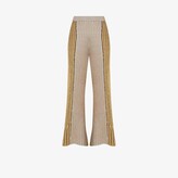 Thumbnail for your product : Eckhaus Latta Neutrals High Waist Knitted Trousers