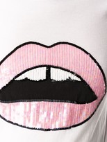 Thumbnail for your product : Markus Lupfer sequinned design T-shirt