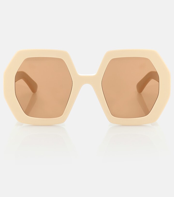gucci beige sunglasses