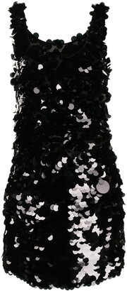 Cynthia Rowley Sequin-Embellished Shift Dress