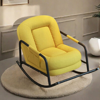 hennahome Adjustable Rocking Chairs with Storage Pockets