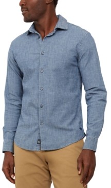 stretch chambray shirt