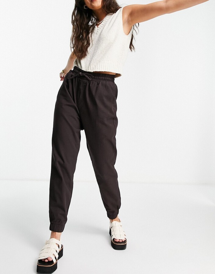 lightweight denim joggers