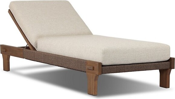 Four Hands Moxie Outdoor Chaise in Beige