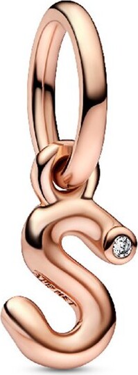 Pandora Moments 14K Rose Gold Plated Cz Dangle Charm
