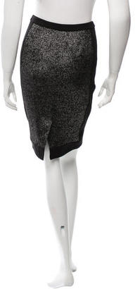 Magaschoni Tweed Pencil Skirt