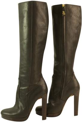 DSQUARED2 Brown Leather Boots