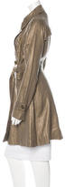 Thumbnail for your product : Temperley London Metallic Linen Trench Coat