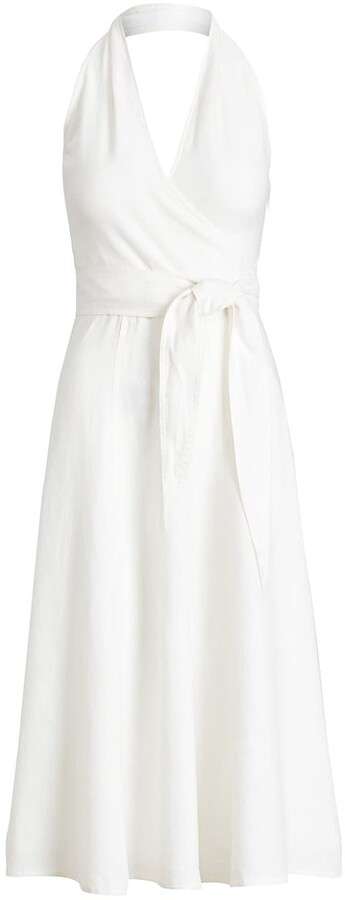 Polo Ralph Lauren Linen Halter Dress - ShopStyle