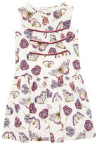 Thumbnail for your product : Gucci Butterfly Printed Cotton Poplin Dress