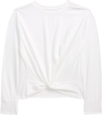 Zella Girl Organic Cotton Blend Twist T-Shirt
