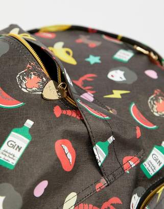 Mi-Pac Mi Pac x Tatty Devine Iconic Print Backpack