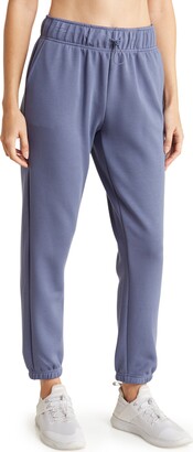90 Degree By Reflex Womens Lightstreme Jogger Pants with Ribbed Details -  Frost Gray - X Large