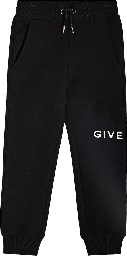 Givenchy Kids Logo cotton-blend sweatpants