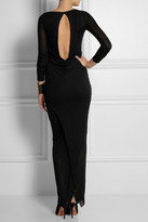 Thumbnail for your product : Helmut Lang Draped lightweight jersey maxi dress