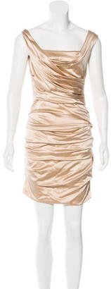 Dolce & Gabbana Draped Knee-Length Dress