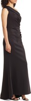 Thumbnail for your product : Eliza J Off the Shoulder Fit & Flare Gown