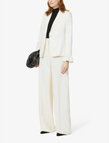 Thumbnail for your product : Max Mara Daphne padded-shoulder stretch-wool jacket