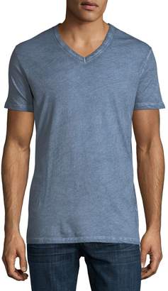 Majestic Hand-Dyed Short-Sleeve V-Neck T-Shirt