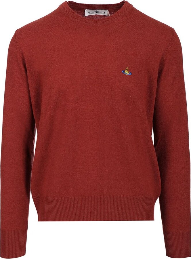 Vivienne Westwood Orb Embroidered Crewneck Jumper