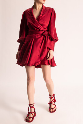 zimmermann red dress