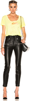 Thumbnail for your product : Unravel Lace Front Skinny Leather Pants