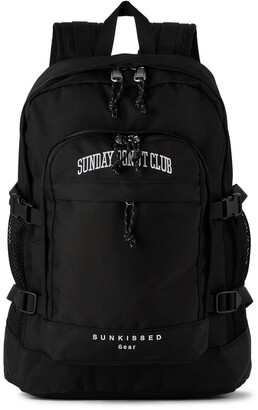 SUNDAY DONUT CLUB® Kids Black 90s Sports Backpack