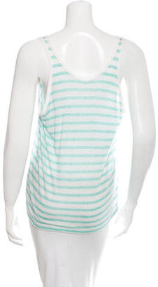 Alexander Wang T by Striped Sleeveless Top w/ Tags