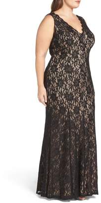 Decode 1.8 Illusion Lace A-Line Gown