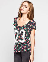 Thumbnail for your product : Full Tilt Floral 23 Womens Tee