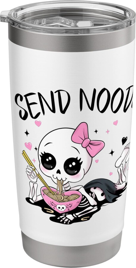 GoodLife Graphix Pastel Skeleton Valentine's Day – Funny Noodle Love Stainless Steel Insulated Tumbler