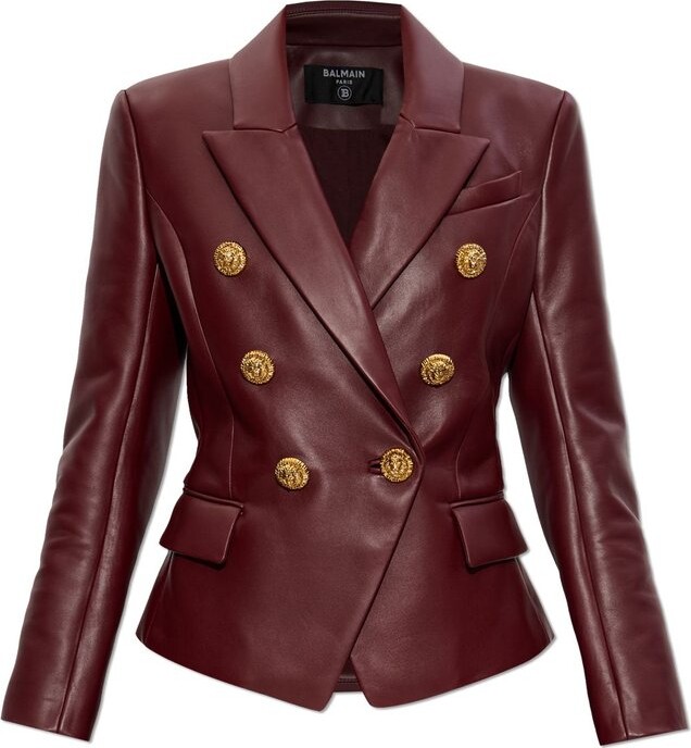 Balmain 6-Button Collared Jacket