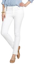 Thumbnail for your product : J Brand white stretch denim skinny leg jeans