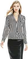 Thumbnail for your product : Vince Camuto Long Sleeve Jailbird Wrap Top