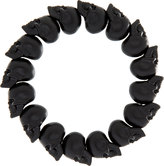 Thumbnail for your product : Alexander McQueen Black Skull Bead Bracelet