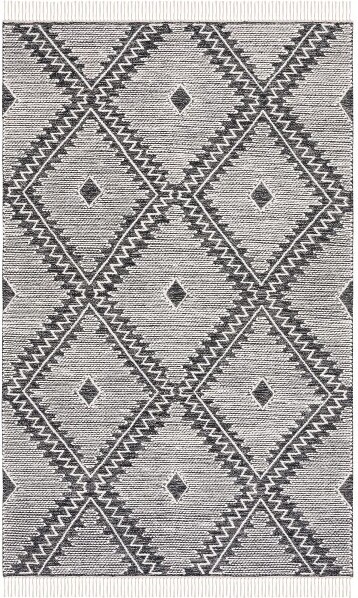 Safavieh KilimKLM523FlatWeaveIndoorAreaRug-Ivory/Black-5'x8'