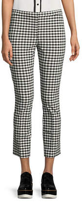 Theory Checkered Skinny Pants