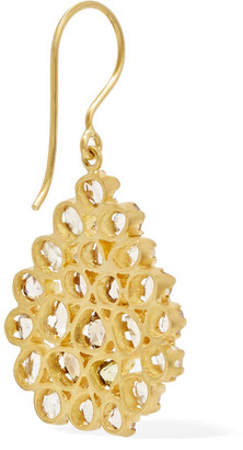 Pippa Small 18-karat Gold Diamond Earrings - one size