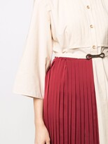 Thumbnail for your product : Ports 1961 Colour-Block Pleated Shirt Dress