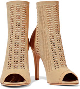 Thumbnail for your product : Gianvito Rossi Open-knit Sock Boots