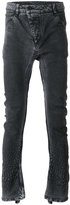 Thumbnail for your product : 11 By Boris Bidjan Saberi embroidered panel jeans