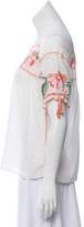 Thumbnail for your product : By Ti Mo Embroidered Short Sleeve Top White Embroidered Short Sleeve Top