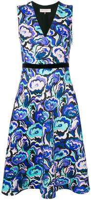 Emilio Pucci abstract print flared dress
