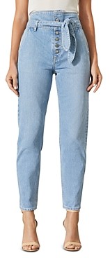GRLFRND Emery Belted Jeans in Perfect Ten