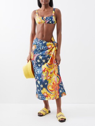 【MARNI】NO VACANCY INN STRETCH JERSEY BIKINI Marni X No Vacancy Inn Galactic-print Bikini - ShopStyle Two