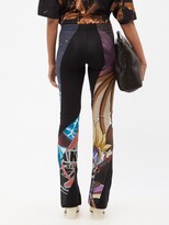 Thumbnail for your product : Rave Review Ozzy Patchworked Upcycled Cotton Trousers - Black Multi