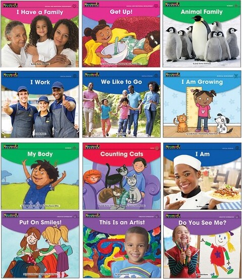 Newmark Learning NewmarkLearningEarlyRisingReadersMySelfandMyFamilyThemeSet