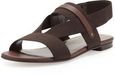 Thumbnail for your product : Stuart Weitzman Heretostay Elastic Sandal, Cola