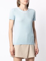 Thumbnail for your product : Paule Ka Contrast Stitching Jumper